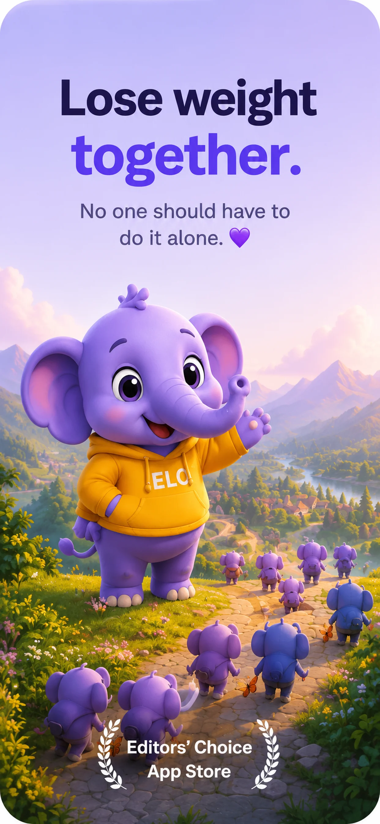 Never do it alone: A gentle community gives encouragement without rankings.